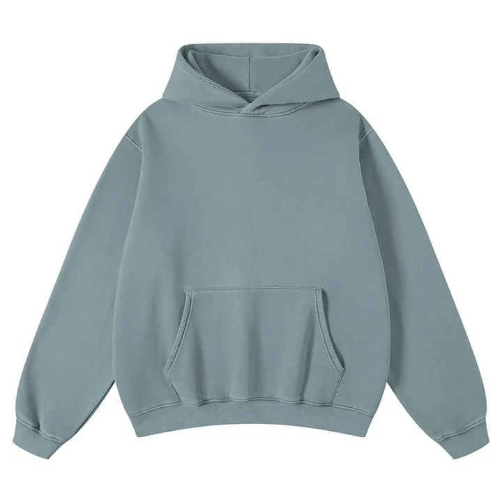 Weighted Heavyweight Slightly Oversized Fleece Lined Hoodie