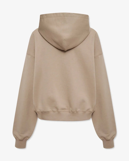 Classic Standard Fit Full Zip French Terry Cotton Hoodie
