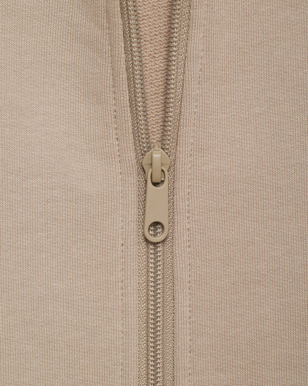 Classic Standard Fit Full Zip French Terry Cotton Hoodie