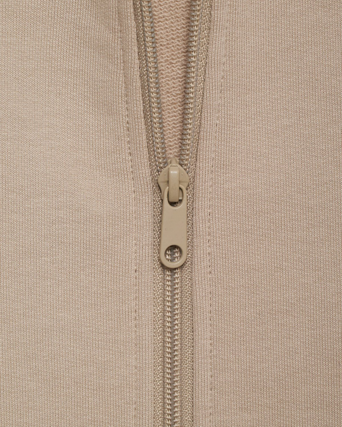 Classic Standard Fit Full Zip French Terry Cotton Hoodie
